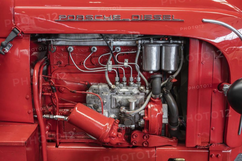 Porsche Diesel four-cylinder engine in a tractor