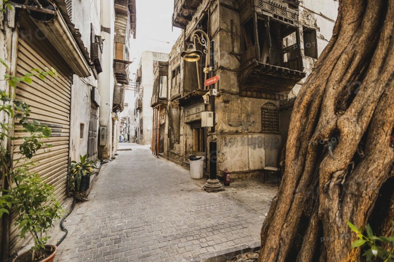 View in the Old City of Jeddah