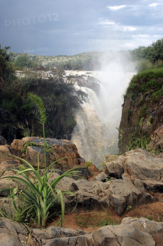 Kunene river and the Epupa falls