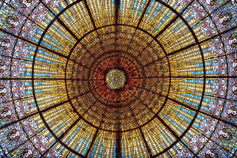 Artistic stained glass windows