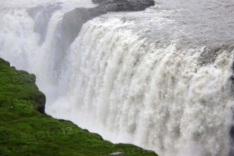 Gullfoss waterfall located in the canyon of Hvita river in southwest Iceland