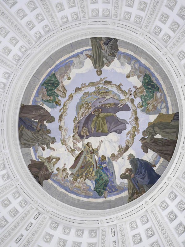 Dome with ceiling painting