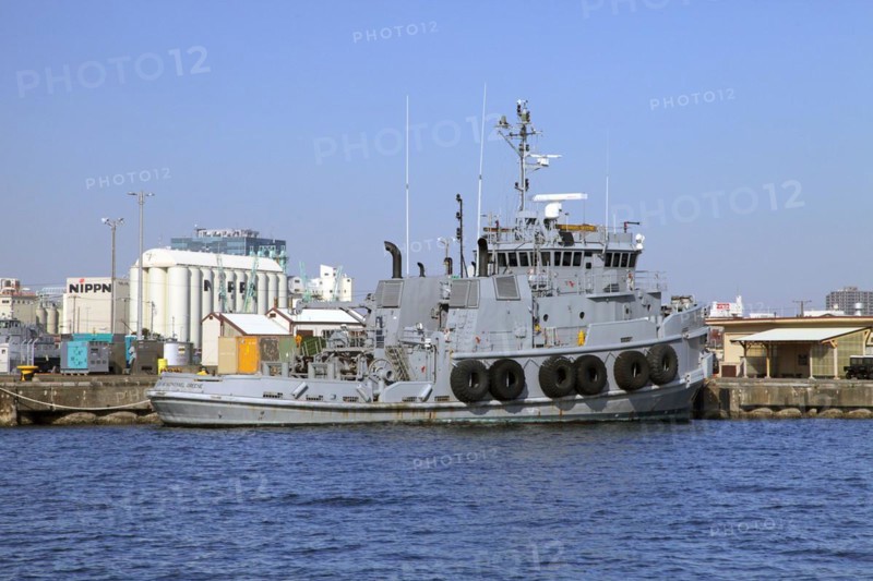 US Army Tugboat Lt-801 at Yokohama port Kanagawa Japan Asia