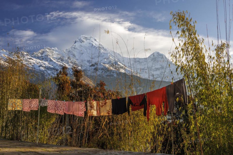 Air-drying clothes
