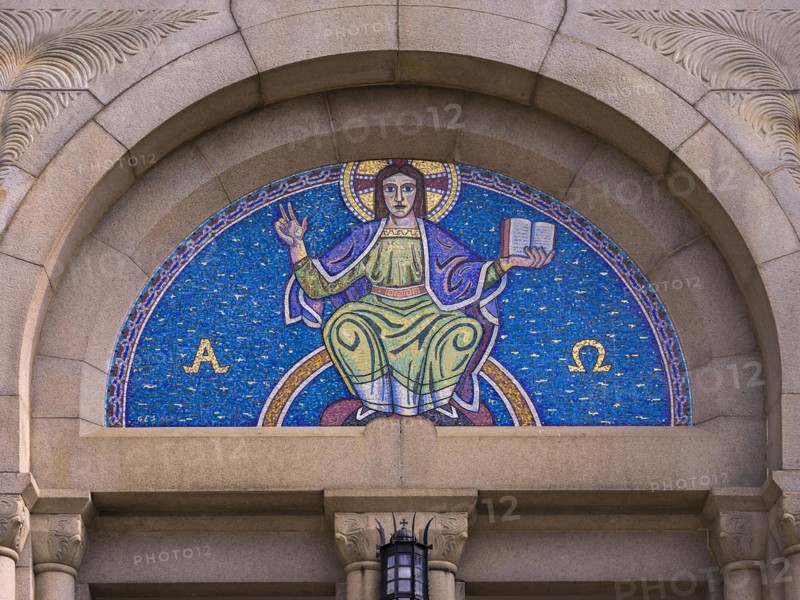 Tympanum over the main portal of the Vasakirche