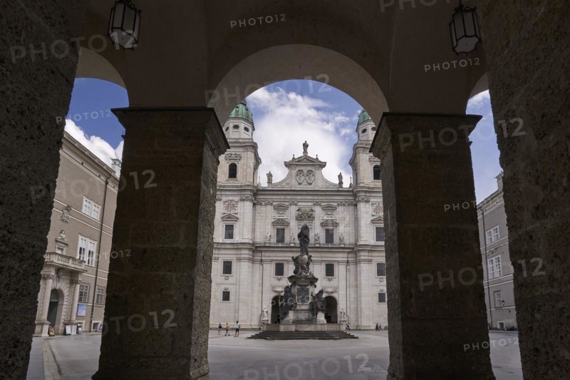 Salzburg Cathedral with Marian Column