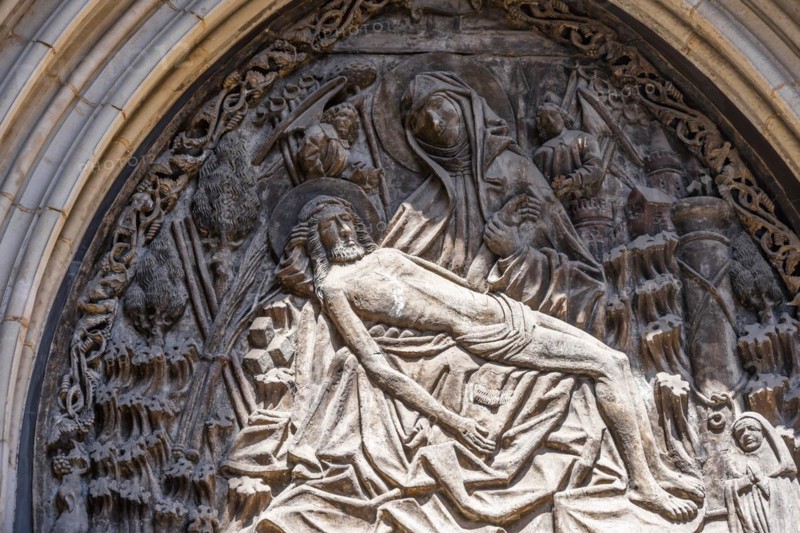 Detail of the facade
