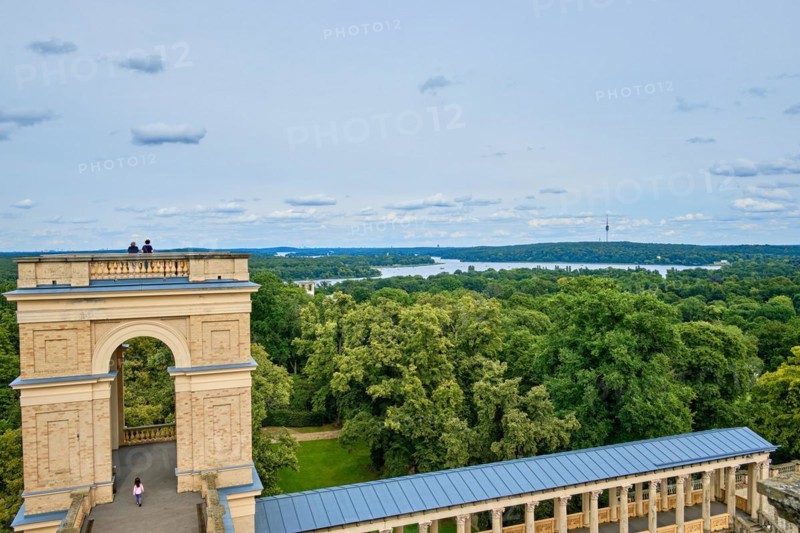 Picturesque view from the Belvedere on the Pfingstberg