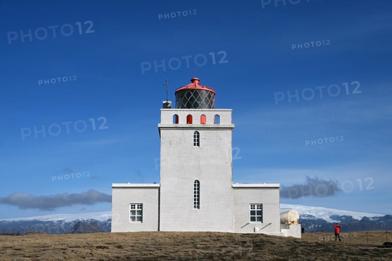 Dyrholaey Lighthouse on the south coast of Iceland