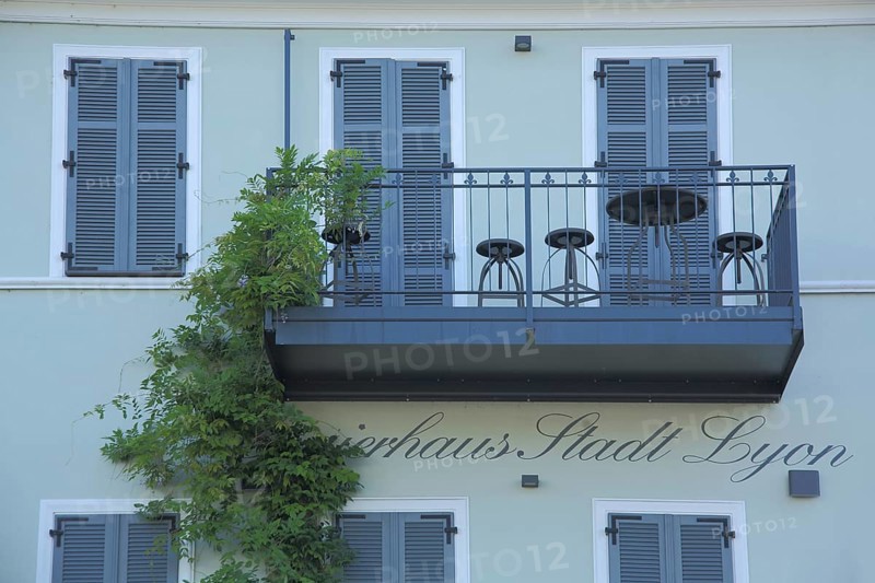 House facade with balcony