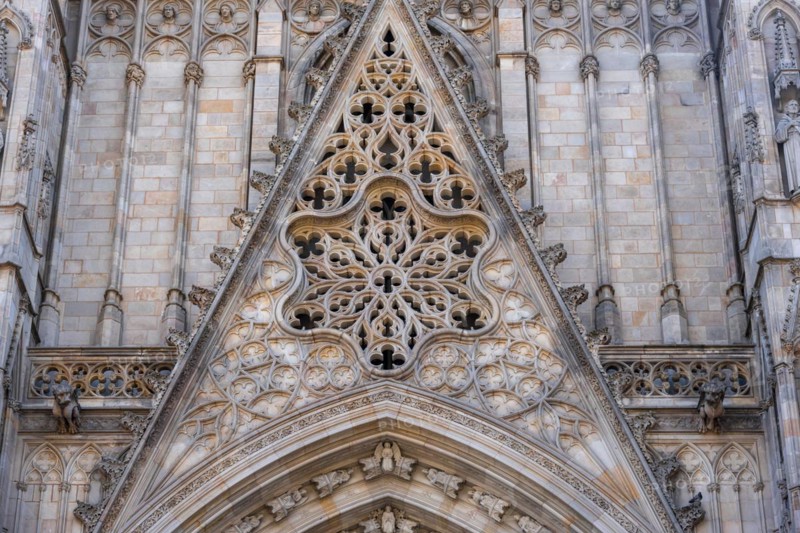Detail of the facade