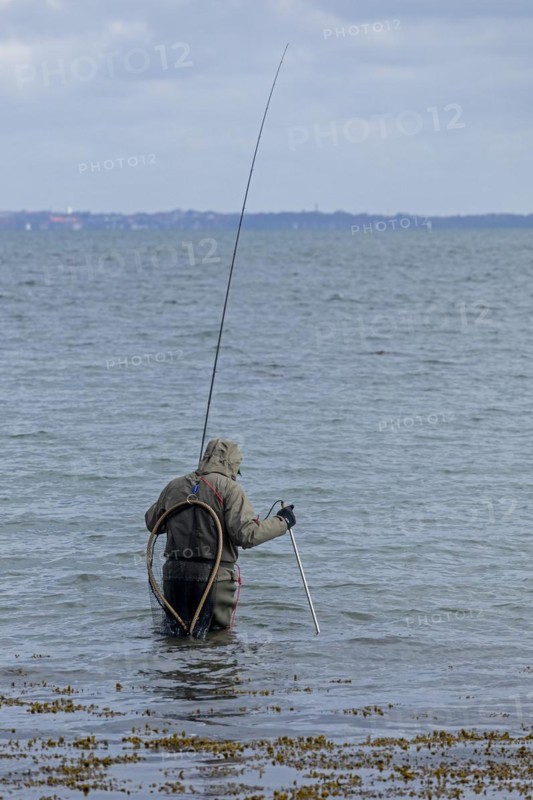 Angler standing in the water