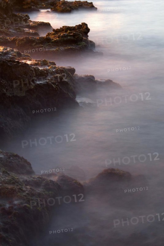 Seashore at night Beirut Lebanon Middle East Asia