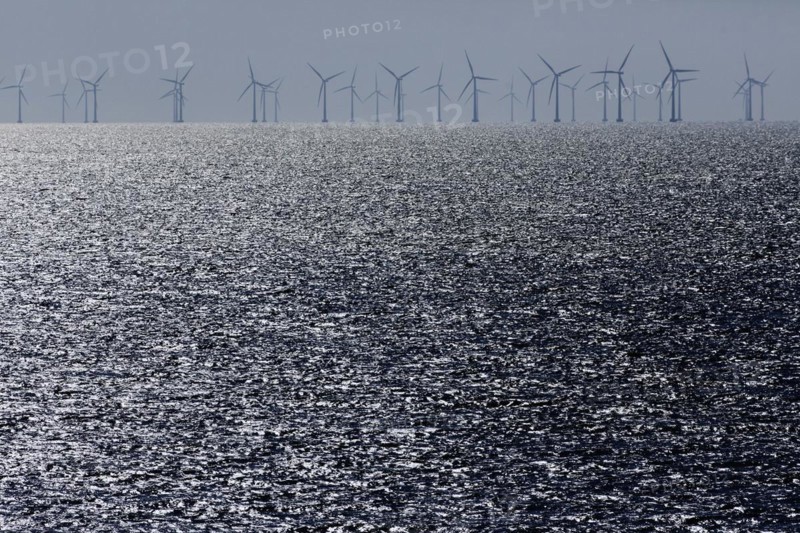 Offshore wind farm off the island of Fehmarn