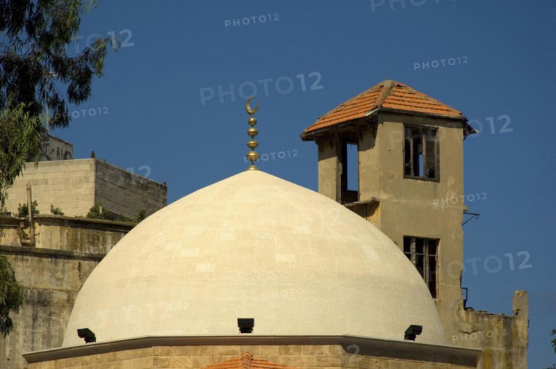 Dome of a Tabbarra mosque in Beirut Lebanon Middle East