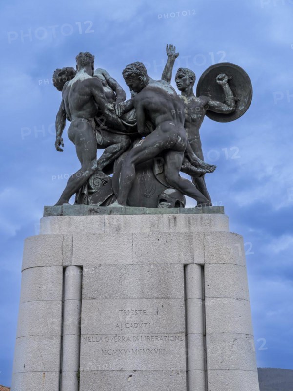 Monument by Attilio Selva to those who died in the First World War on San Giusto Hill