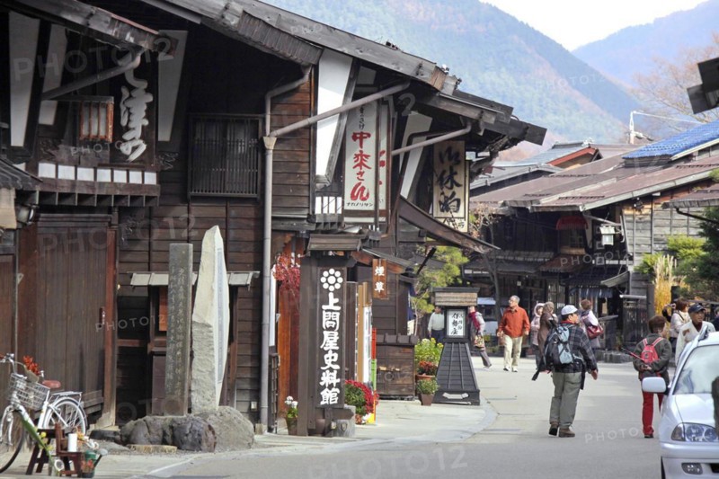 Narai-juku traditional small town in Nagano Japan