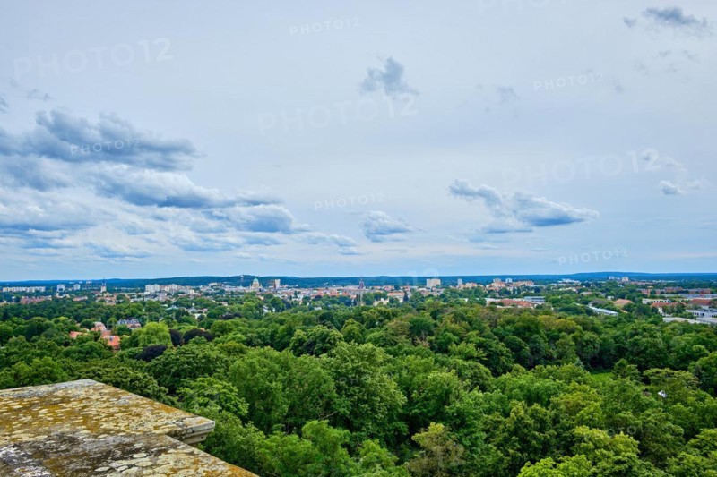 Picturesque view from the Belvedere on the Pfingstberg