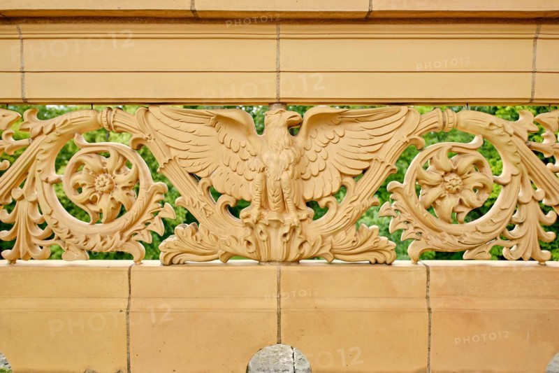 Prussian eagle in brick