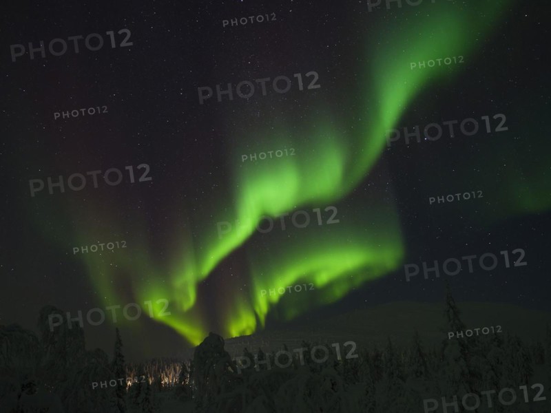 Northern Lights over Pallas-Yllaestunturi National Park