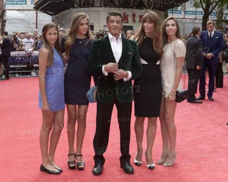 Sylvester Stallone attends the World Premiere of The Expendables 3 on 04.08.2014 at ODEON Leicester Square