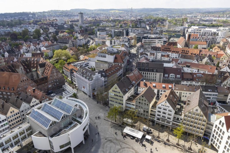 View of the city from the cathedral