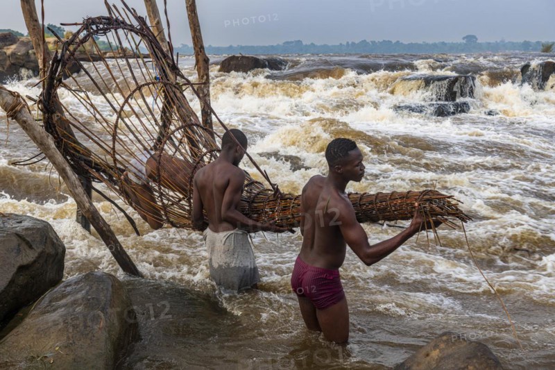 Indigenous fishermen from the Wagenya tribe