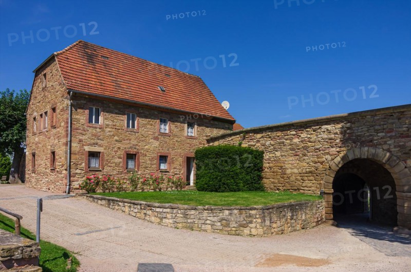 Parts of the building complex of Heldrungen Castle and Fortress