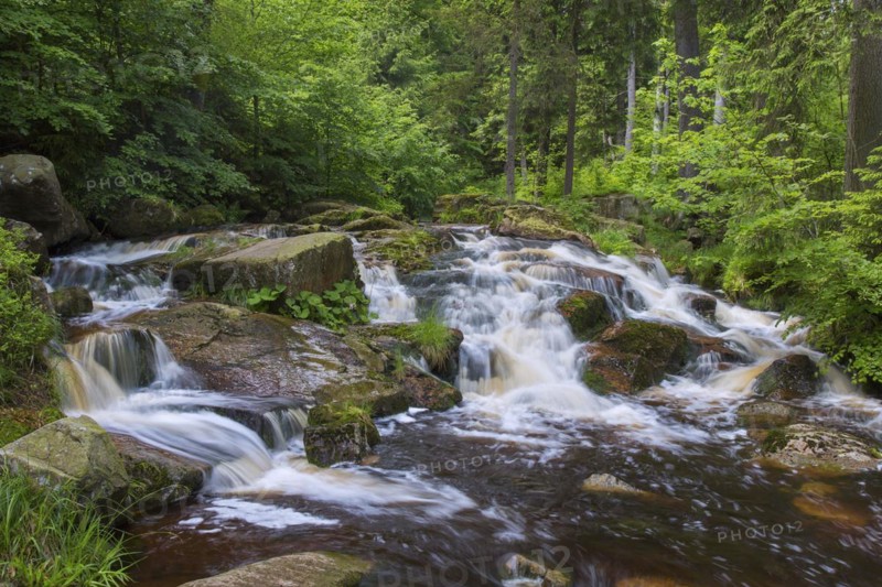 Untere Bodewasserfall