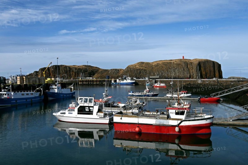 Port of Stykkisholmur in the north of the Snaefellsnes peninsula