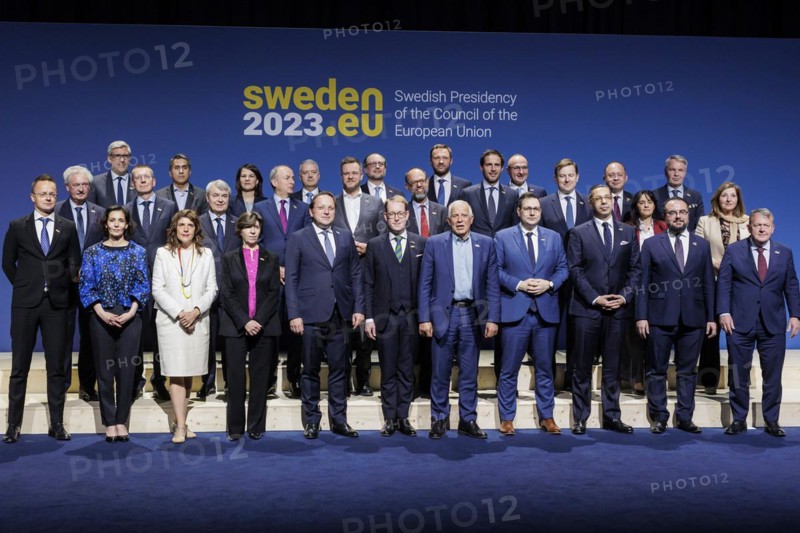 Family photo at the Gymnich reunion in Stockholm