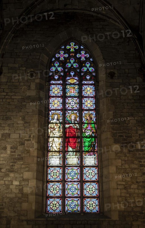 Stained glass window