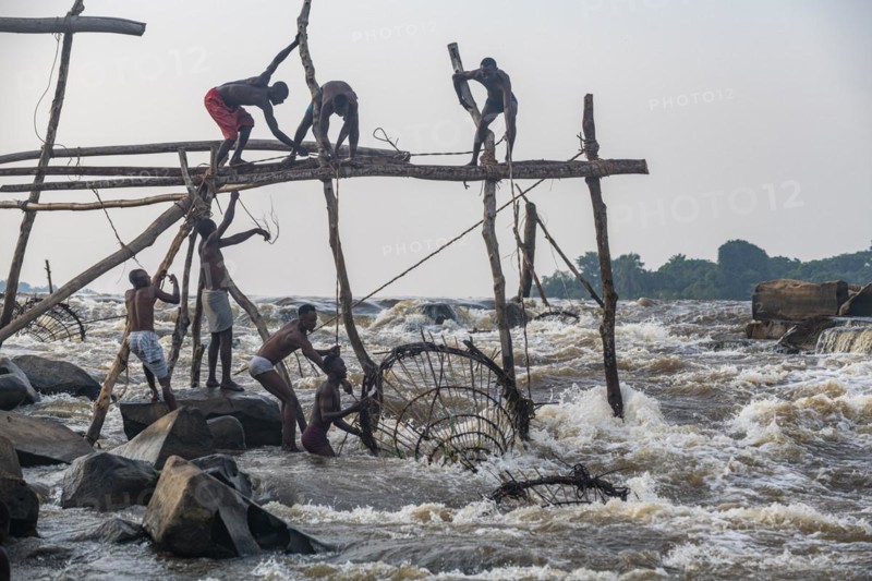 Indigenous fishermen from the Wagenya tribe