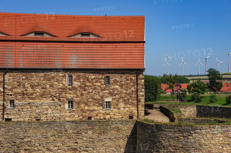 Parts of the building complex of Heldrungen Castle and Fortress