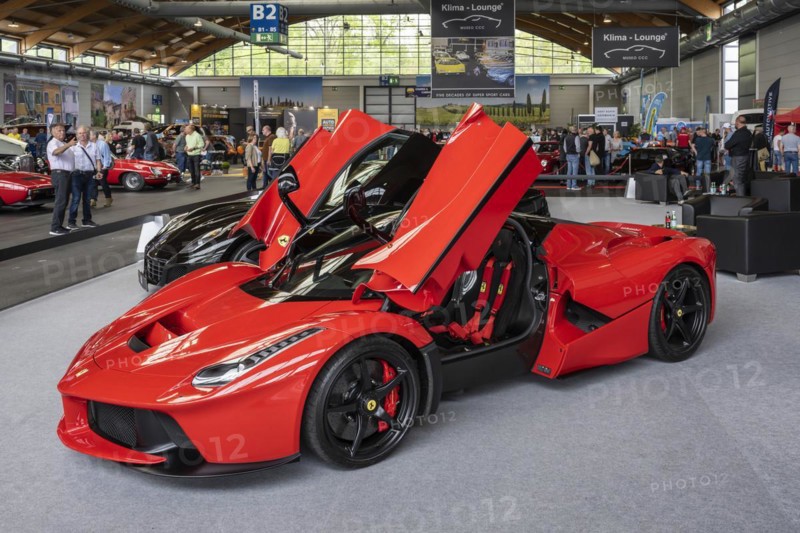 Super sports car La Ferrari with hybrid drive