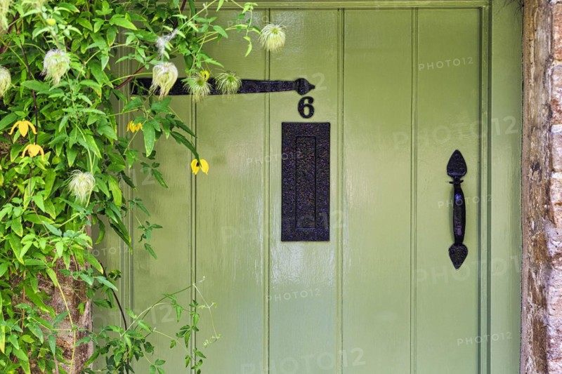 Typical house entrance