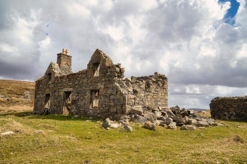 Old house ruins