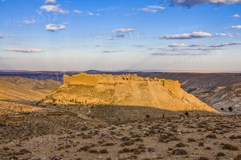 Sunset at Fortress of Shobak