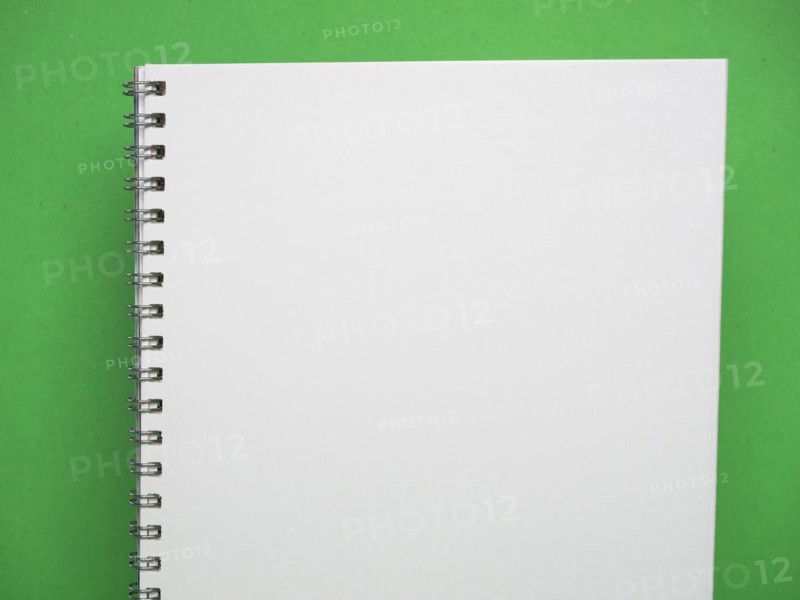 Blank notepad page