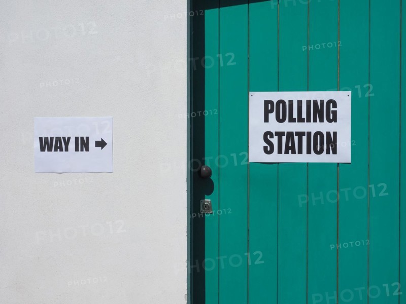 General elections polling station