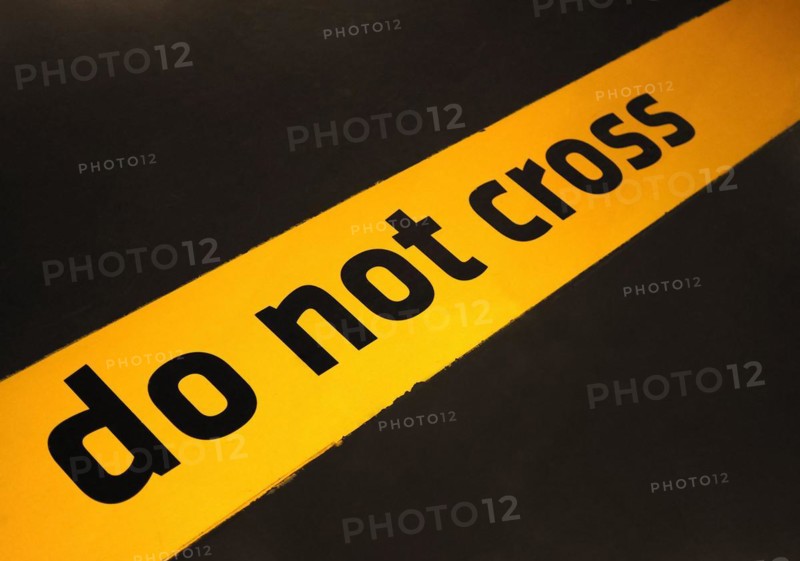 Do not cross sign