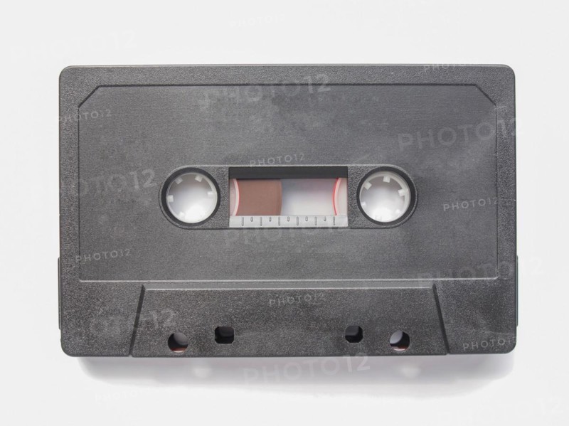 Black tape cassette