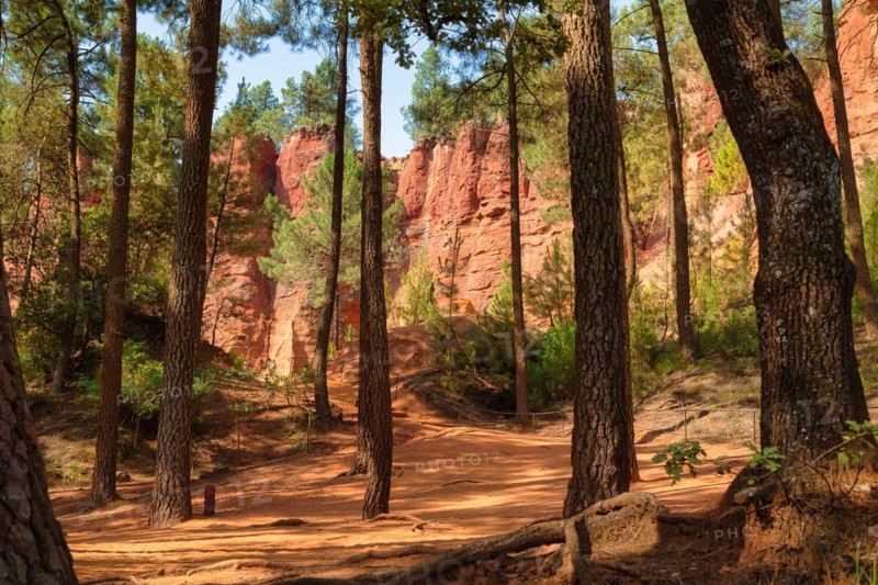Roussillon ochre quarry