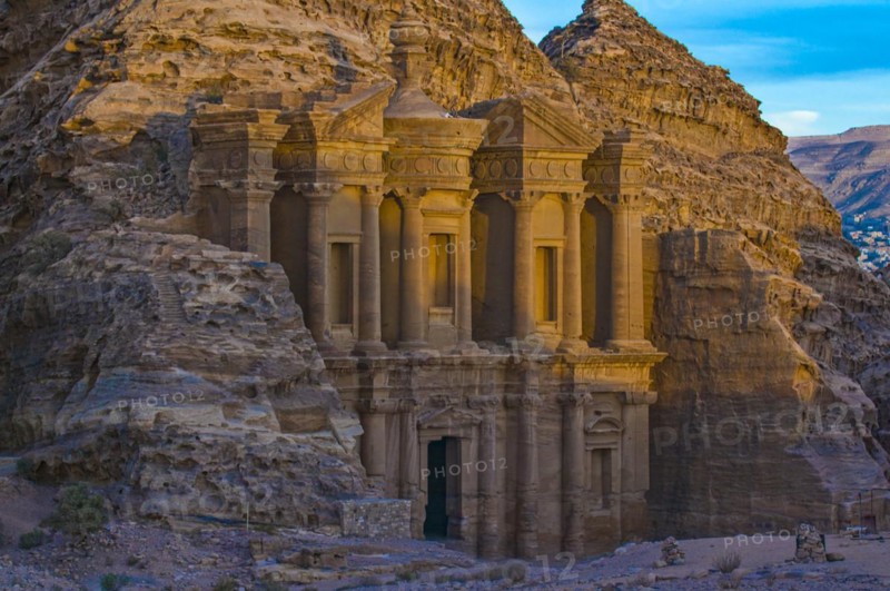 Ancient tomb Ed deir in the rock