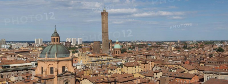 Aerial view of Bologna