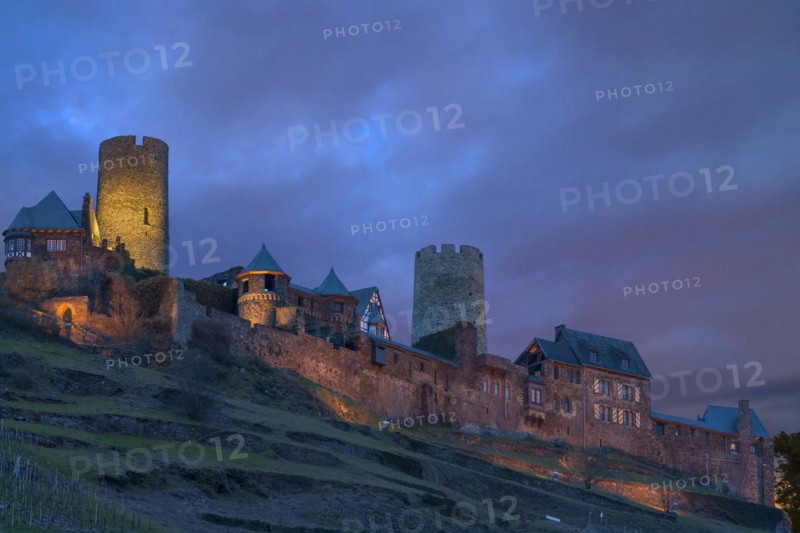 Former Thurant Castle in the evening light