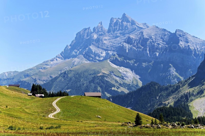 Dents du Midi mountain range