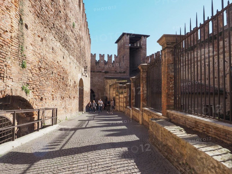 Castelvecchio Bridge aka Scaliger Bridge in Verona