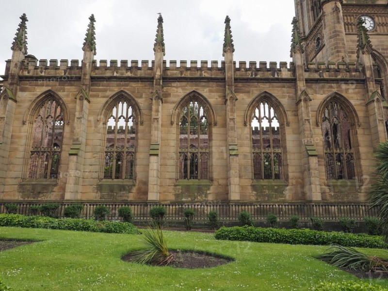 St Luke church in Liverpool