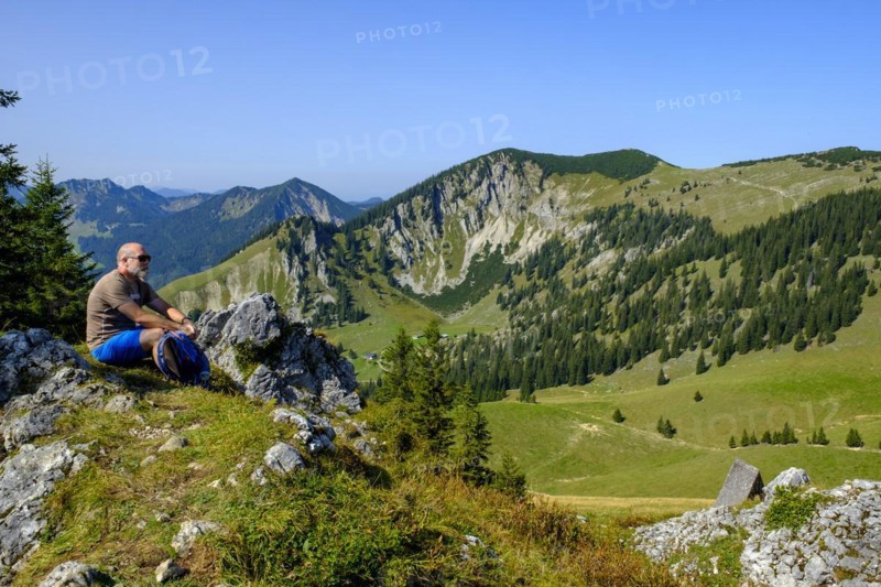 Hiker at the summit